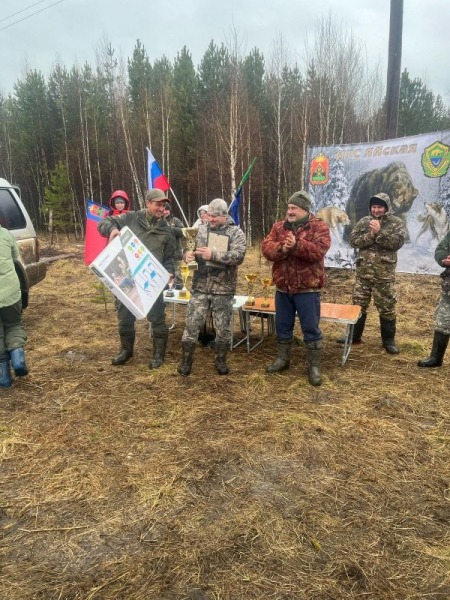 Отчет о Северо-Кузбасских областных лично-командных состязаниях лаек по подсадному медведю.
